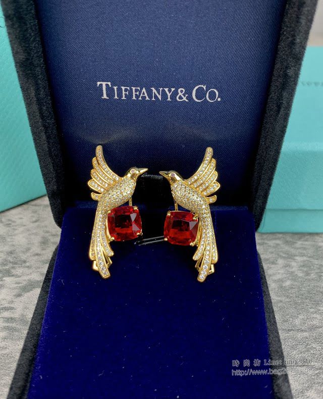 Tiffany飾品 蒂芙尼女士專櫃爆款高級珠寶羽翼飛展耳環耳釘  zgt1632